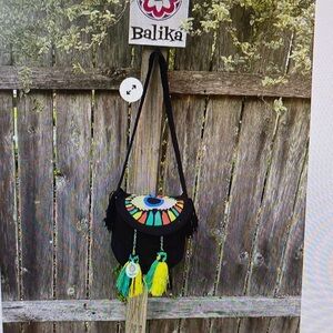 Wayuu Crossbody Evil Eye bucket bag
